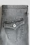 Flared Leg Low Jeans - 3