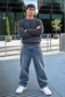 Men's Long Sleeve Casual Smoked Sweater - 4