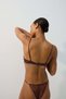 Padded soft microfibre and lace bra - 3