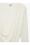 Sequin Sequined Slim Fit Drape Collar Long Sleeve Bodycon Mini Evening Dress - 3
