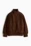 Oversized suede jacket