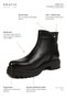 Women's Genuine Leather Chelsea Boots Black Zippered Thick Non-Slip Sole Winter Ankle Boots - 5