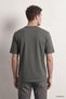 Ds Damat Regular Fit Khaki Plain T-Shirt - 3