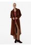 Double-Breasted Cut Brown Wool Coat - 4