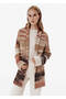 Relax Fit Openwork Detail Color Gradient Cardigan - 3