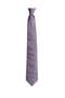 Gray Striped Classic Silk Tie – 8 cm Wide - 7