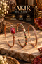 3 Pieces of Copper Bracelet with Agate Natural Stone Real Copper - 2