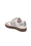 White-Silver Velcro Lightweight Flexible Boys' Sports Shoes 753 F - 4
