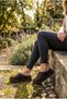 Reava Women's Boots with Short Back Ankle and Fur Inside, Suede