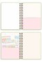 2027 Year A5 Agenda Spiral Bound 15X21 cm - 12 Months Flowers - 7