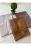 Hijab Cotton Soft Textured New Big Loop Pattern Jacquard Shawl Set of 3 and Makeup Mirror - 2