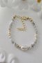 Certified 3 mm Moonstone Genuine Barley Pearl, Minimal Pearl Natural Stone Bracelet - 3