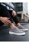 Ba0581 Men's Sneaker Daily Casual Sports Shoes Gray Suede White Sole - 3