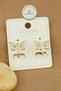 Xuping Earrings - Xuping 1.5cm Stone-Encrusted Dragonfly Hoop Model Gold Earrings Do Not Tarnish