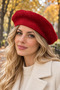 Soft Texture Plain Pattern Painter Beret