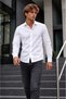 Men's Classic Collar White Premium Shirt - 5