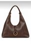 Women's Bitter Brown Shoulder Bag with Ring Accessories