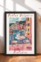 6 Piece Viva L'Italia Framed Painting Set Italy Posters Living Room Kitchen Gallery Wall Sixmx17 - 5