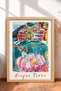 6 Piece Bella Italia Framed Painting Set Italy Posters Living Room Kitchen Gallery Wall Sixmx16 - 2