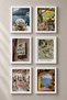 6 Piece a Summer in Amalfi Framed Painting Set Italy Posters Living Room Kitchen Gallery Wall Sixmx31