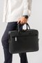 Faux Leather Hand Shoulder Bag Laptop Bag Briefcase - 2