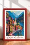 6 Piece La Dolce Vita Landscapes Framed Painting Set Italy Posters Wall Decor Sixmx13 - 5
