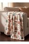 Lcw Home Beige Christmas Themed Plush Tv Blanket 100X150 cm