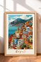 6 Piece Naples, Milan and Rome Framed Art Set Italy Posters Wall Decor Sixmx15 - 2