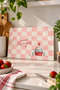 Glass Cutting Board Sweet Moments Powder Pink Checkered Cupcake Themed - Glass Cutting Board |   25cm X 35cm - 5