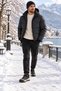 Outdoor Water Repellent Fabric Elastic Non-Slip Sole Winter Boots - 7