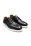 Genuine Leather Black Casual Men's Shoes - 4192 - 2