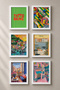 6 Piece Tutto Bene Italy Framed Painting Set Italy Posters Living Room Kitchen Gallery Wall Sixmx09
