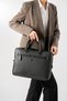 Faux Leather Hand Shoulder Bag Laptop Bag Briefcase - 3