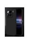 حافظة هاتف Xiaomi Mi 15 Pro مصنوعة من السيليكون المخملي الداخلي - أسود - 2