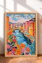 6 Piece Florence to Portofino Framed Art Set Italy Posters Wall Decor Sixmx06 - 2