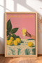 6 Piece Citrus Still Life Paintings Framed Art Set Italy Posters Wall Decor Sixit27 - 5