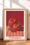 6 Piece Pizza, Cheese and Tomato Framed Table Art Set Italy Posters Wall Decor Sixmx28 - 5