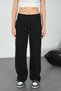 Women's High-Lace-Up Elastic Waist Wide-Leg Casual Sweatpants - 4