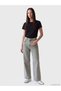 Alita City Lcw Studio Gray Denim Straight Wideleg High-Waisted Wide-Leg Women's Jean Pants