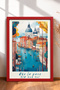 6 Piece Venice Days Framed Painting Set Italy Posters Living Room Kitchen Gallery Wall Sixit10 - 4