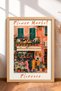 6 Piece Italian Flower Market Framed Painting Set Italy Posters Wall Decor Sixit11 - 5