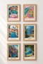 6 Piece Bella Italia Framed Painting Set Italy Posters Living Room Kitchen Gallery Wall Sixmx16