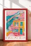 6 Piece Bella Italia Framed Painting Set Italy Posters Living Room Kitchen Gallery Wall Sixmx16 - 3