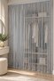 Ip Curtain Special Series Curly Silver Silvery Gray Color (Cornice+Rustic) Width 100 cm Length 300 cm - 4