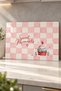 Glass Cutting Board Sweet Moments Powder Pink Checkered Cupcake Themed - Glass Cutting Board |   30cm X 40cm - 2