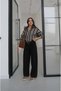 Black Luvia Selanik Knitted Pants