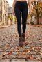 Livisng Women's Boots with Lace-Up and Fur Inside, Suede - 3