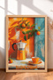 6 Piece Sunny Italy Days Framed Painting Set Italy Posters Wall Decor Sixmx07 - 5