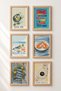 6 Piece Seafood Table Framed Painting Set Italy Posters Wall Decor Sixit36
