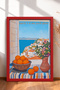 6 Piece Sicily Beach and Sorrento Framed Painting Set Italy Posters Wall Decor Sixmx02 - 5